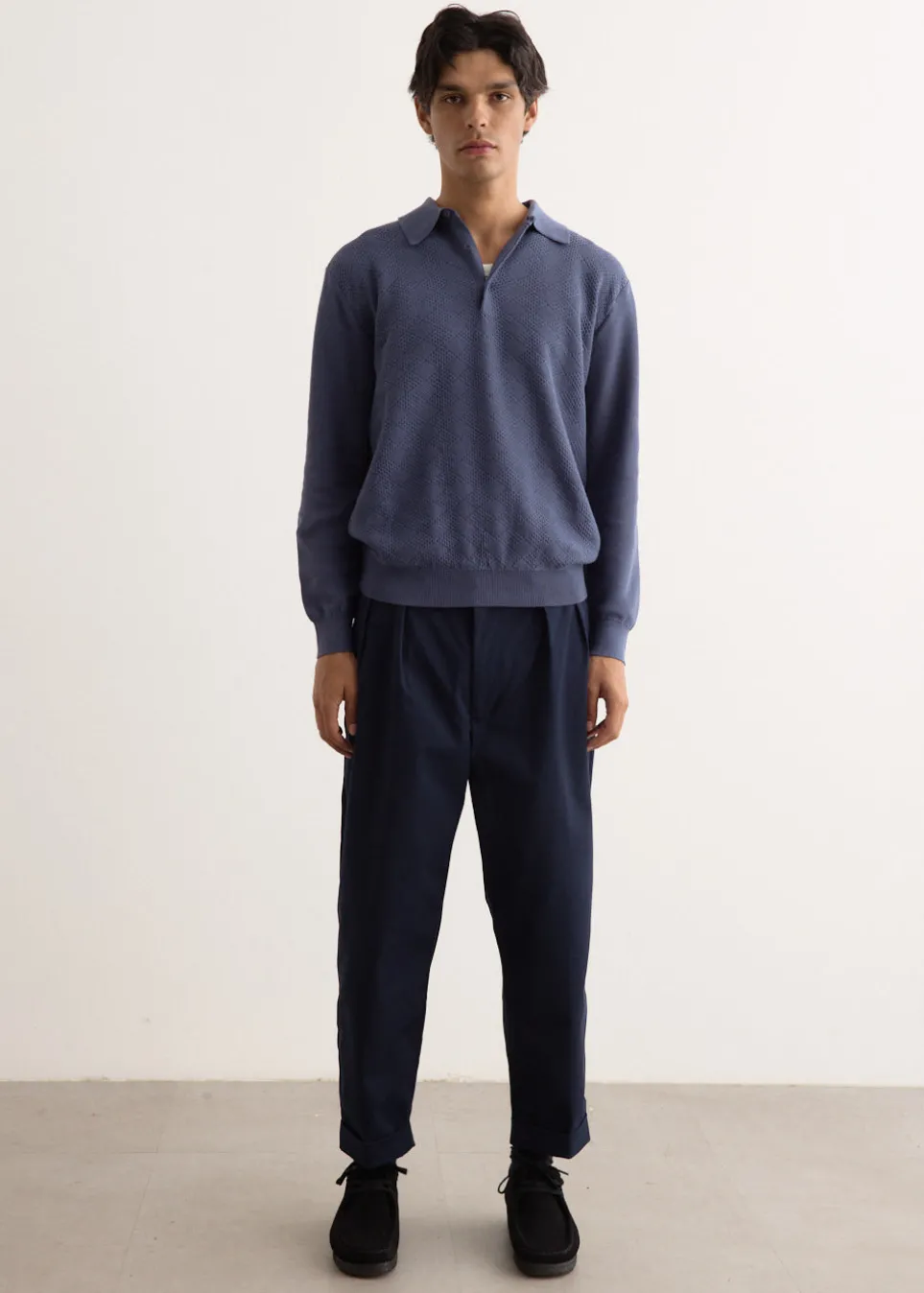 2 Pleats Twill Pants