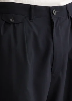 2 Pleats Wool Tropical Pants