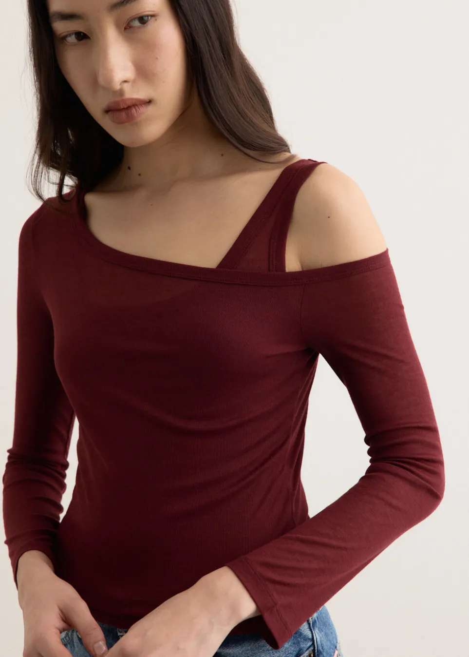 Addicted Double Layer Long Sleeve Top