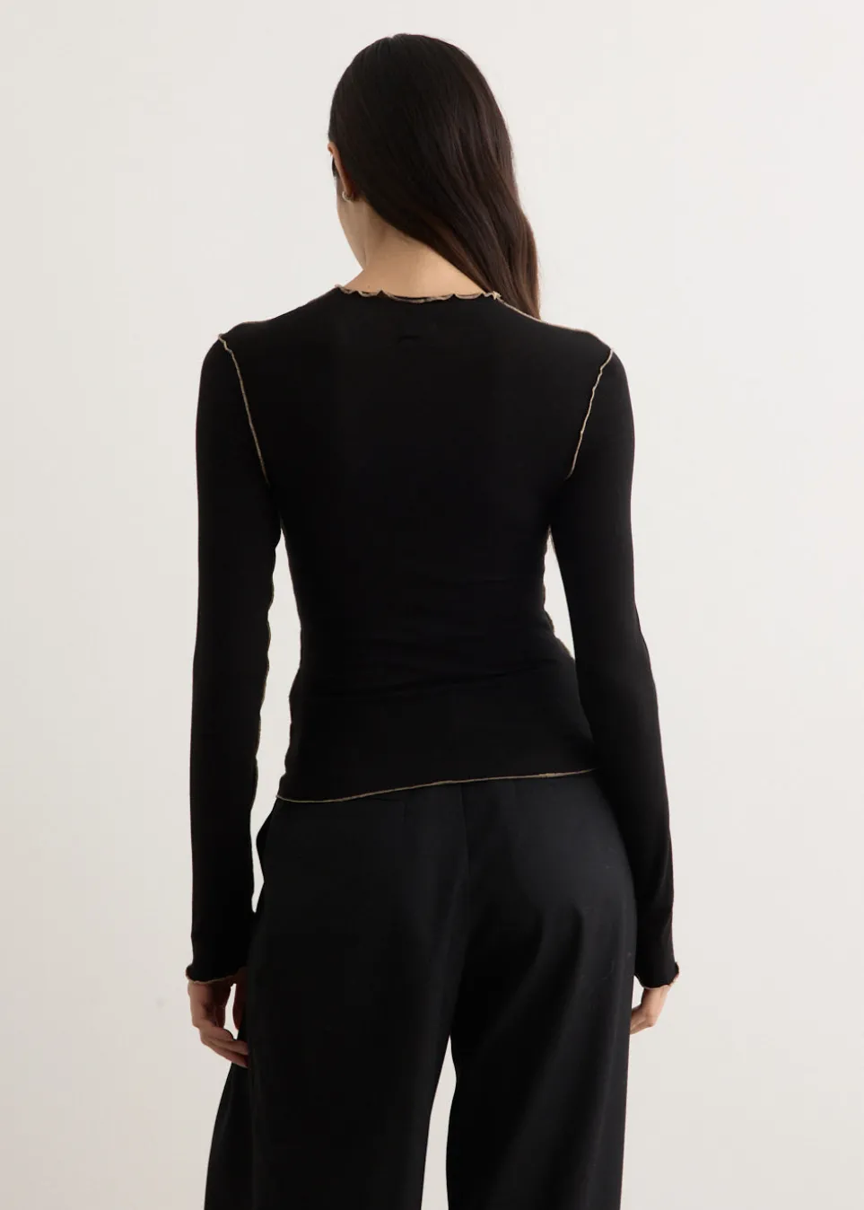 Azaelia Long Sleeve Panelled Top