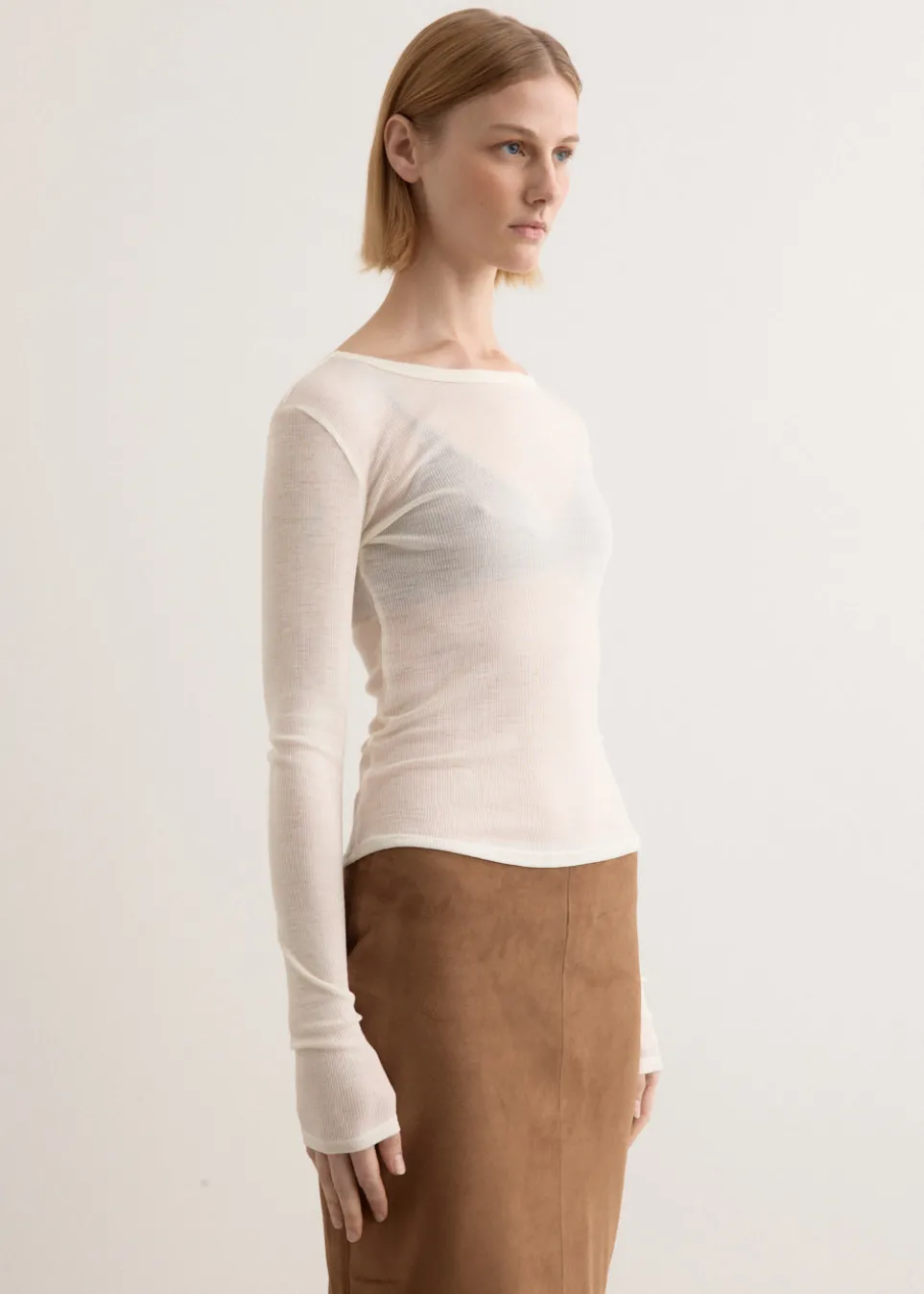 Baby Wool Long Sleeve Top