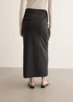 Belted Maxi Skirt