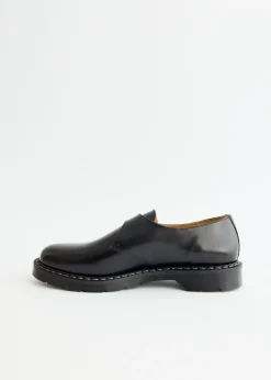 Black Hi-Shine Monk Shoes