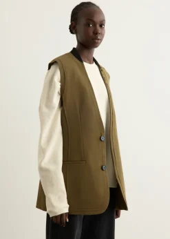 Blazer Sleeveless Jacket