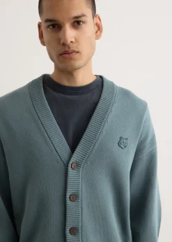 Bold Fox Head Patch Comfort Cardigan