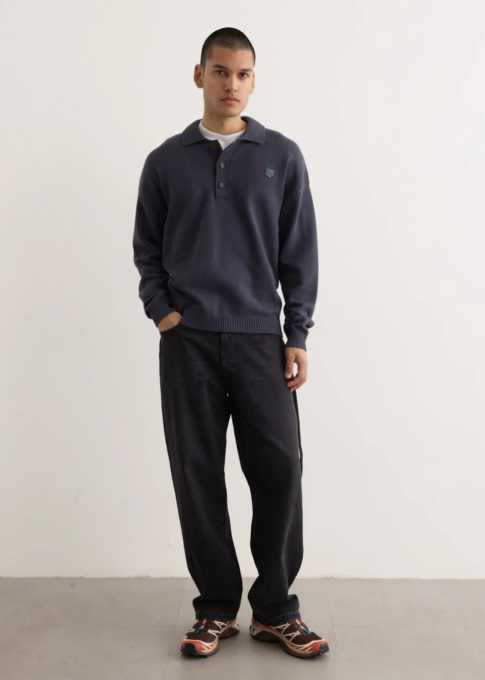 Bold Fox Head Patch Comfort Polo