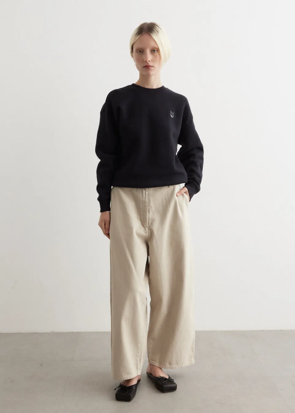 Bold Fox Head Patch Comfort Sweatshirt