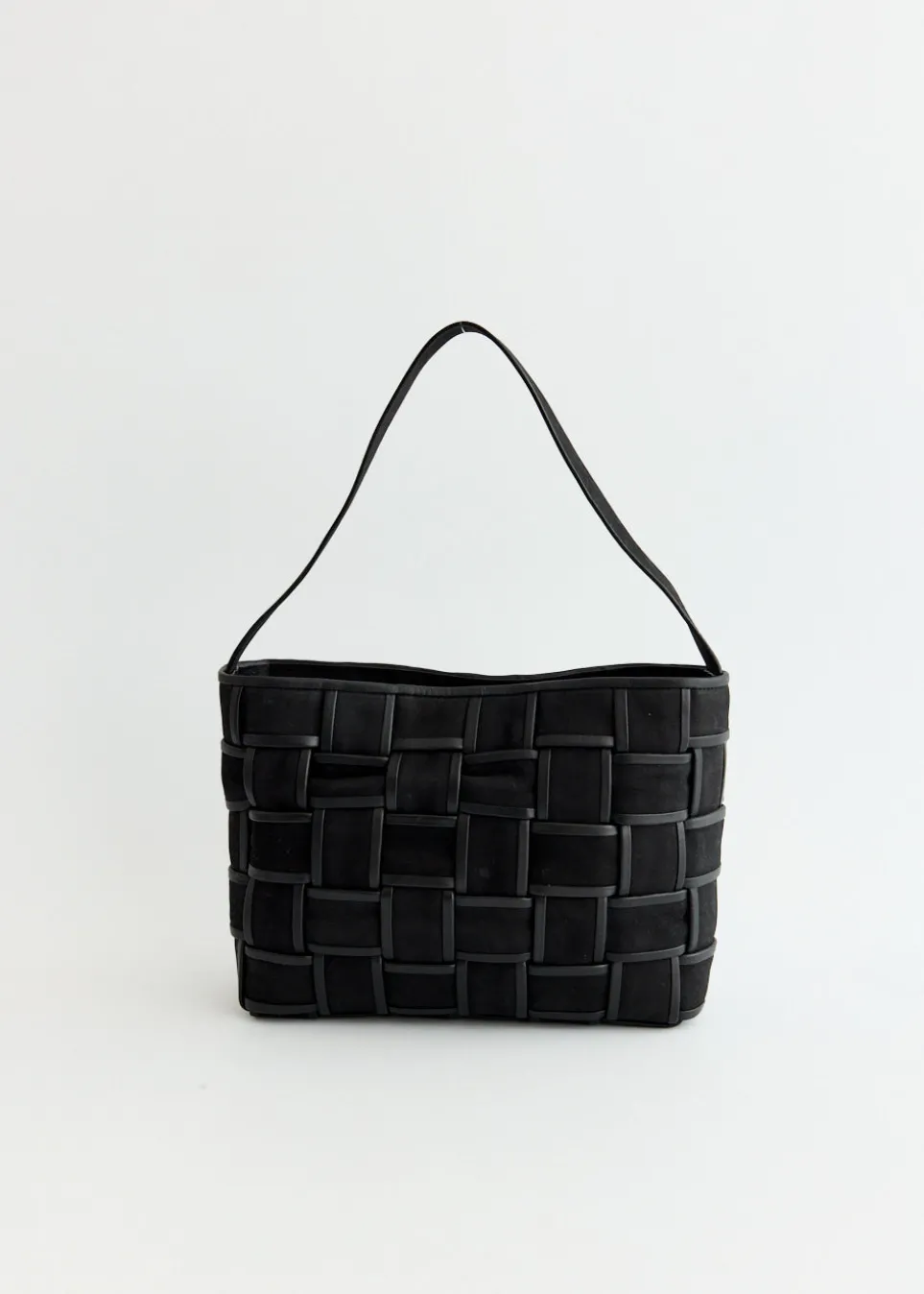 Border Woven Mini Tote