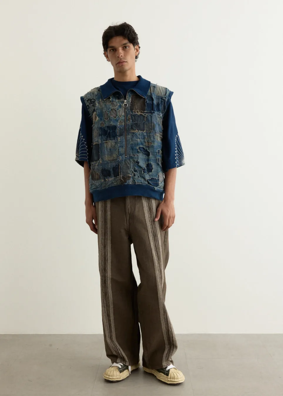 BORO x IDG SWT Half ZIP Vest