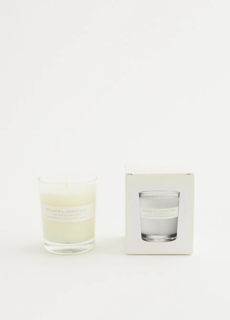Bougie N°2. Jasmin Vert Candle