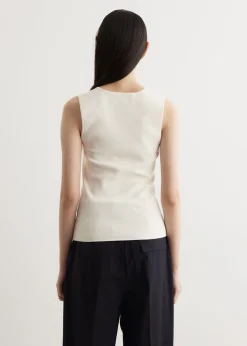 Bustier Shaped Knitted Top