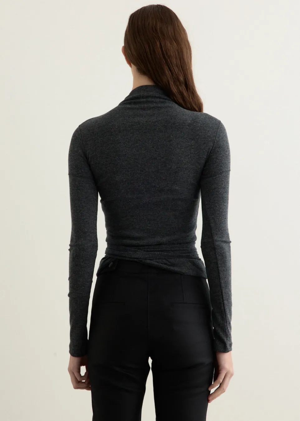 Button Up Wrap T-Shirt