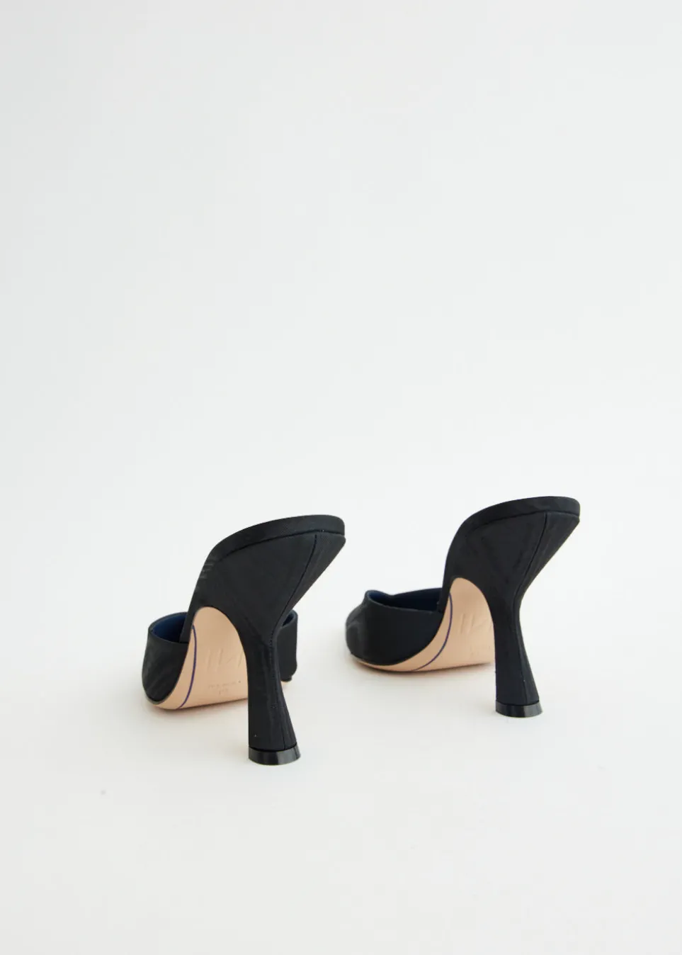 Carmen Grosgrain Moire Mules