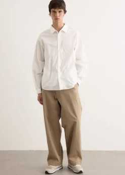 Chino Cloth Wide Pants
