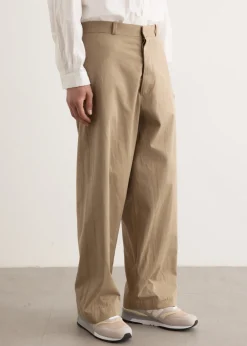 Chino Cloth Wide Pants