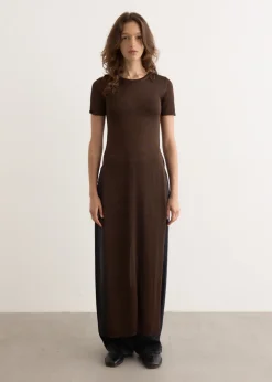 Column Dress With Slits