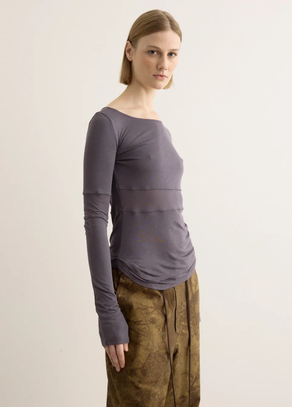 Corset Point Sleeve Top