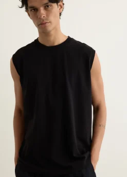 Cotton Jersey Sleeveless T-Shirt