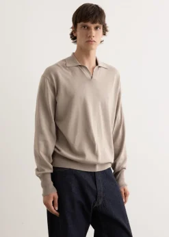 Cotton Knit Skipper Shirt