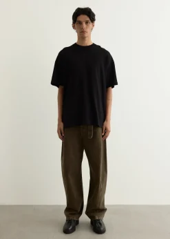 Cotton Mesh Short-Sleeve T-Shirt