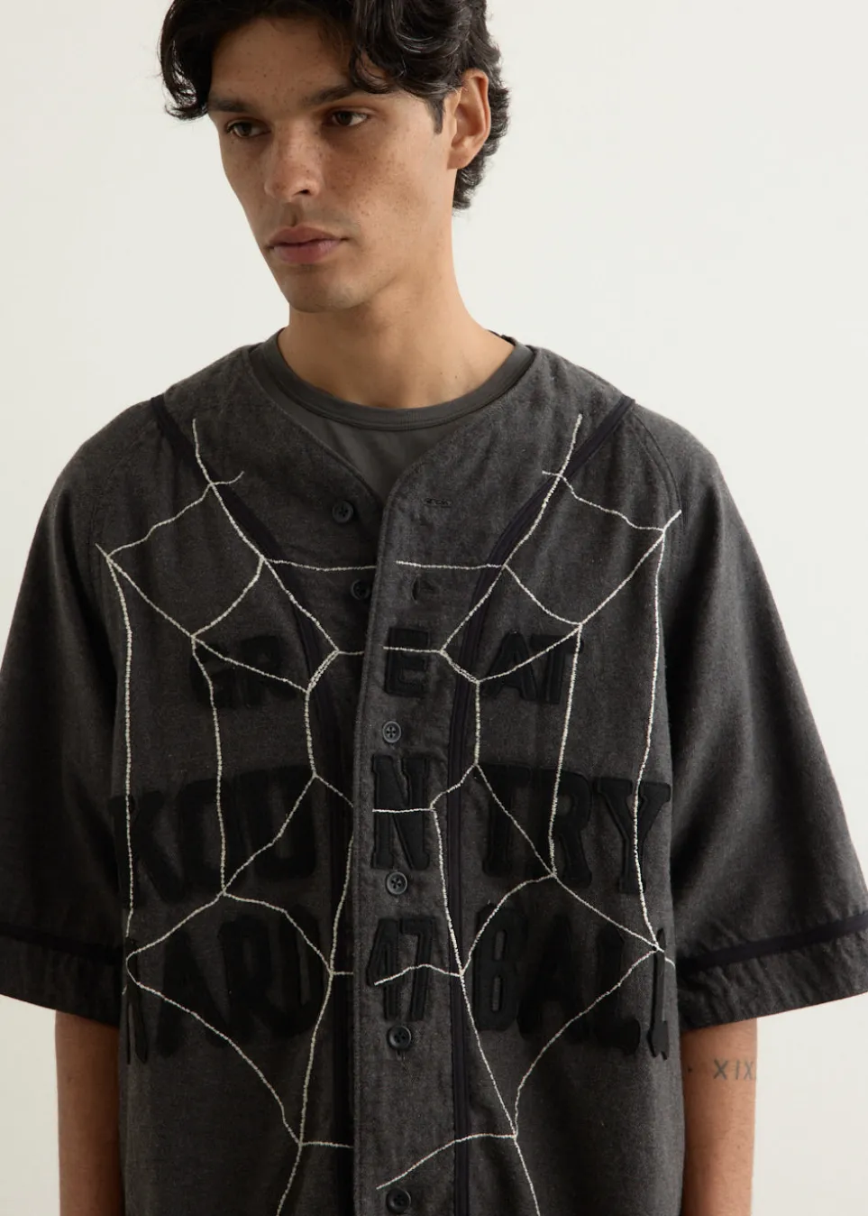 Cotton Wool GREAT KOUNTRY Baseball Shirt