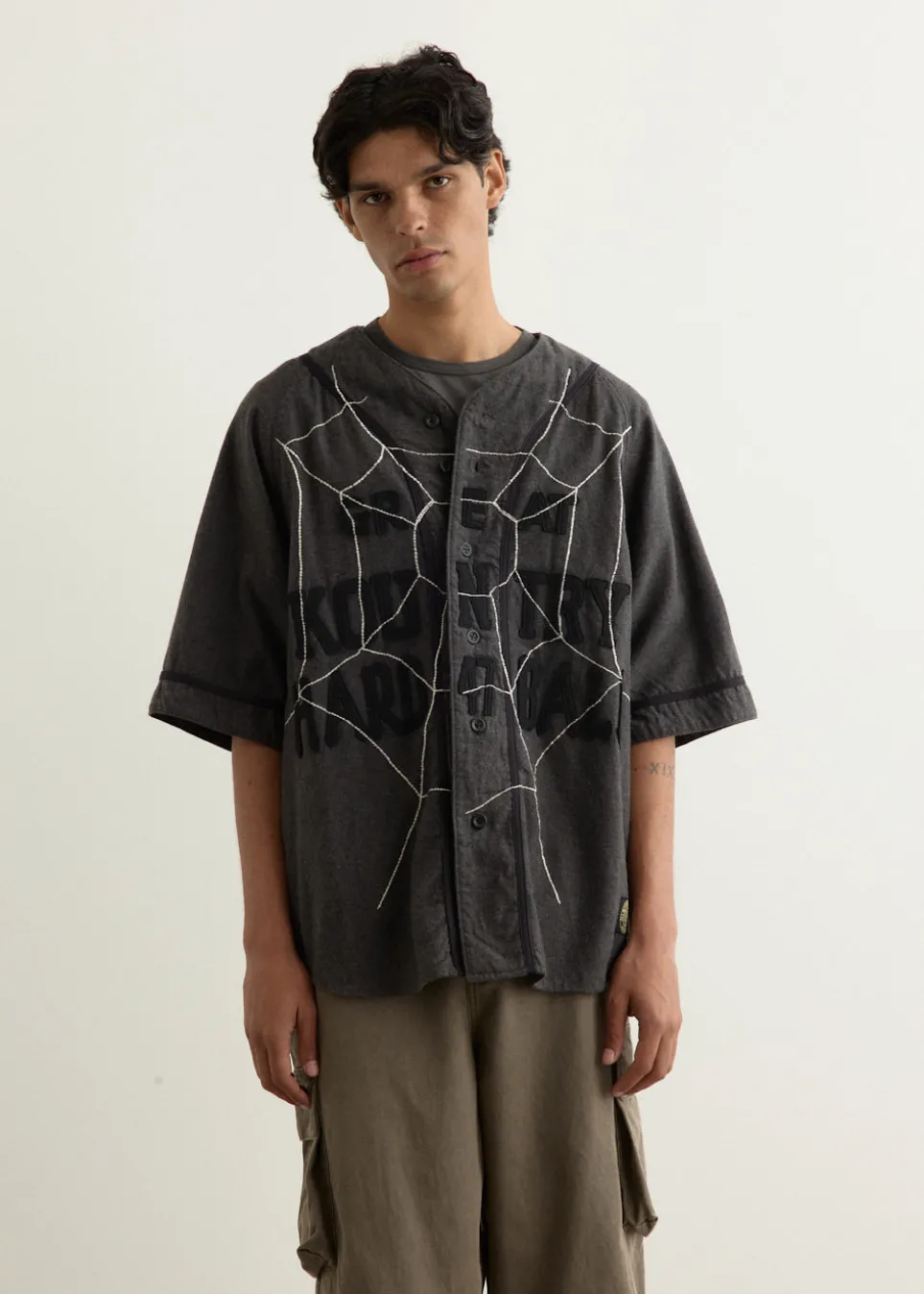 Cotton Wool GREAT KOUNTRY Baseball Shirt