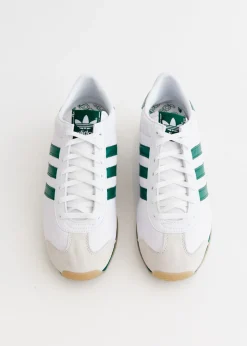 Country Japan 'White Collegiate Green' Sneakers