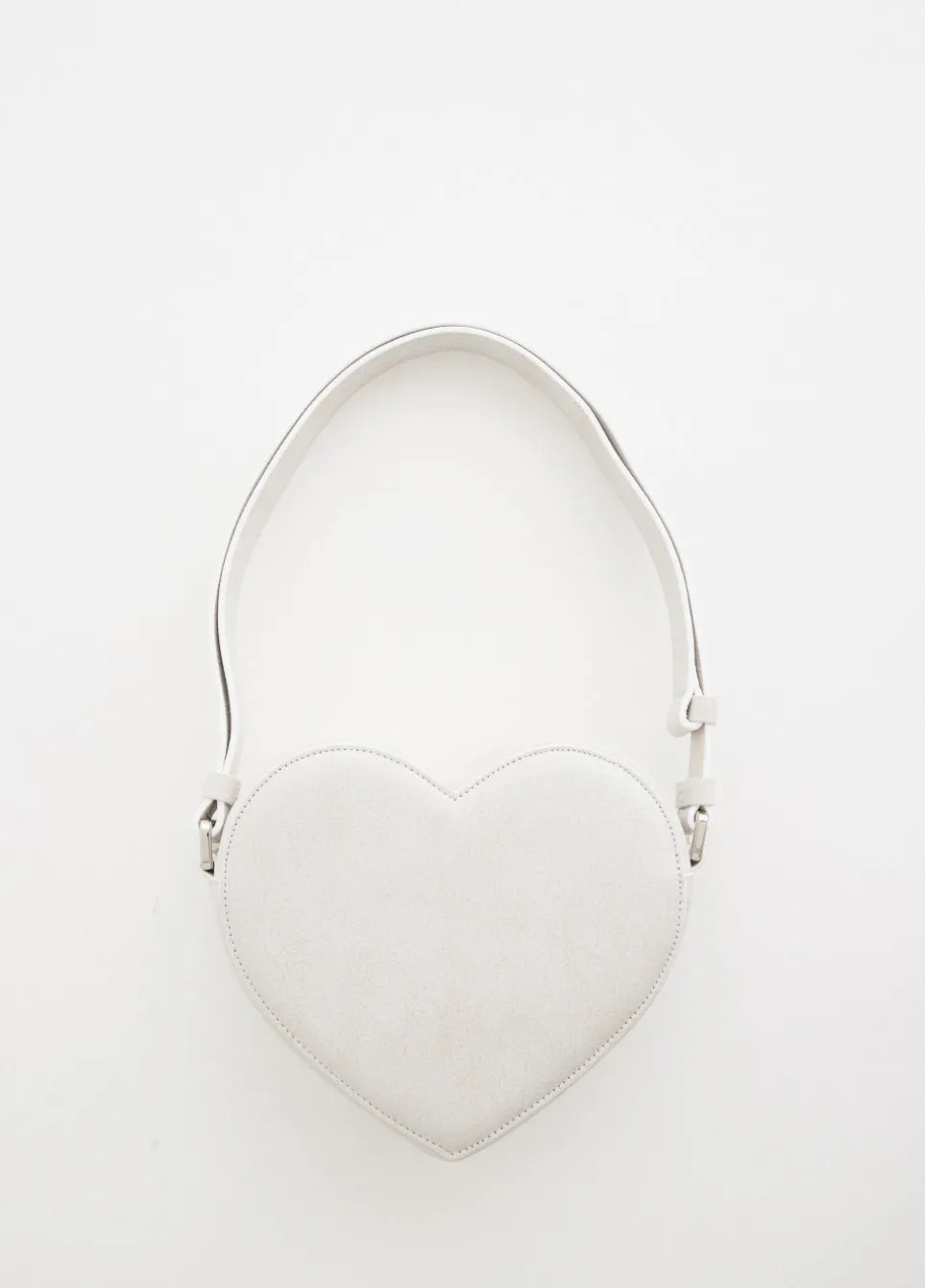 Crackle Heart Shoulder Bag