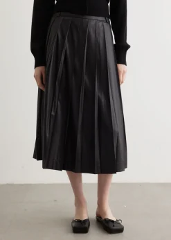 Creased Pleated Skirt