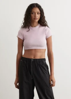 Cropped Short Sleeve Top