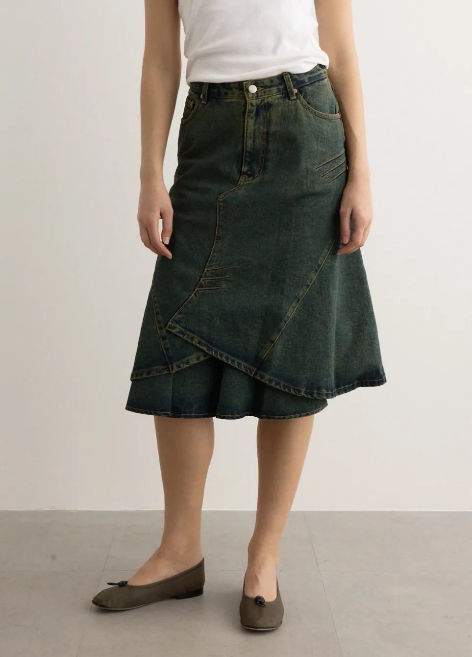 Custom Flare Layered Skirt