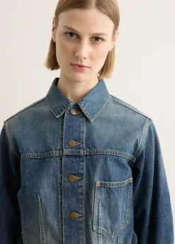 Darts Bottom Jean Jacket