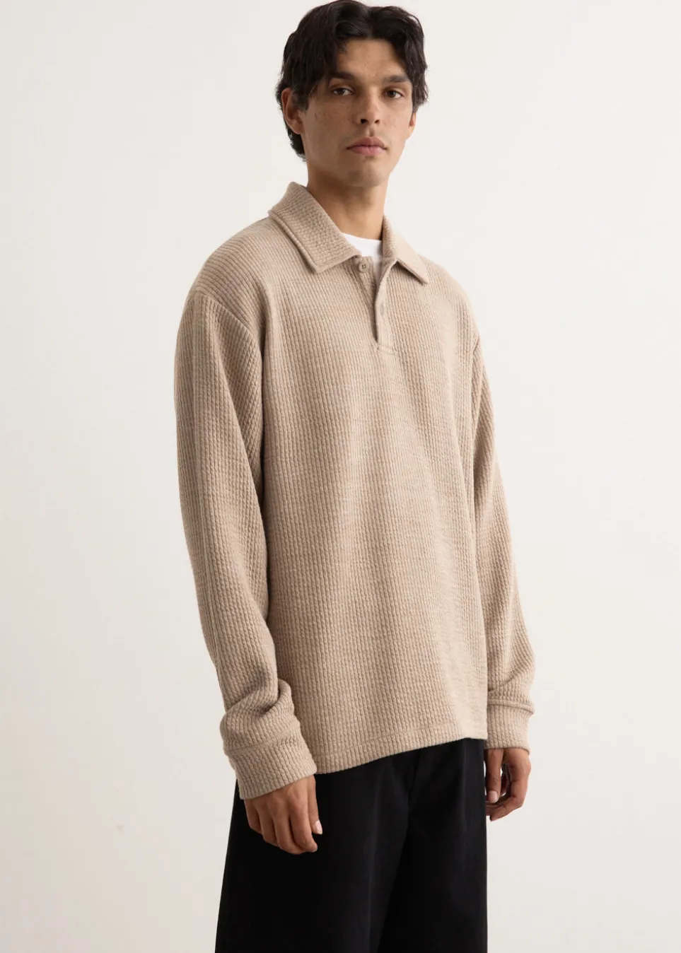 Deny Long Sleeve Polo