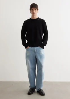 Destroyed Crewneck Knit