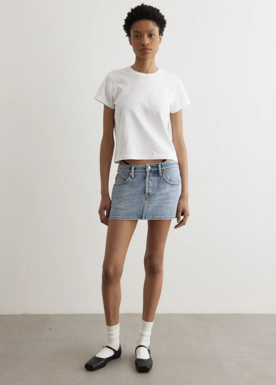 Diamante Charm Mini Skirt