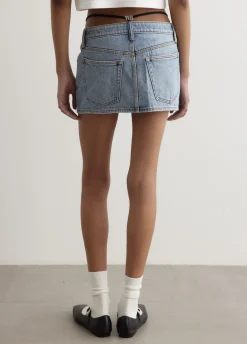 Diamante Charm Mini Skirt