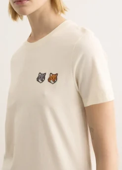 Double Bold Fox Head Comfort T-Shirt