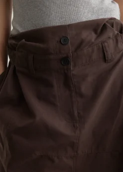 Double Waist Long Skirt