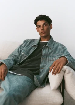 Dragline Textured Trucker Jacket