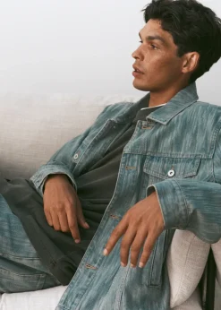 Dragline Textured Trucker Jacket