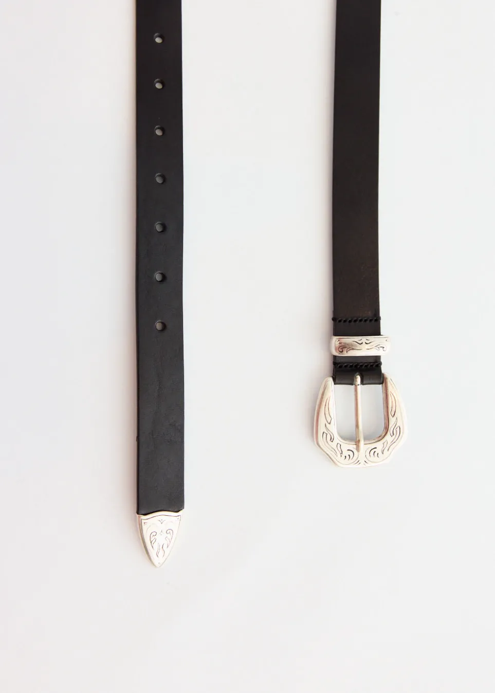 Engraved Western Belt