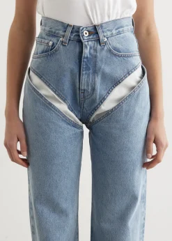 Evergreen Cut Out Jeans