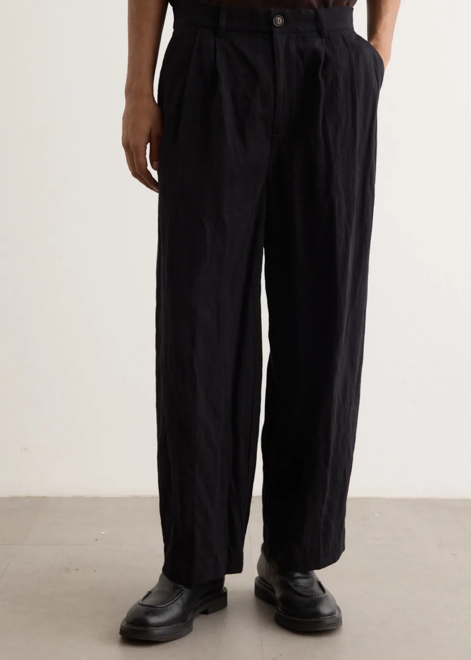 Exposure Wide Leg Pleated Pants