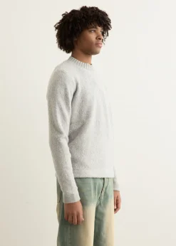 Fancy Yarn With Contrast Stitch Sweater