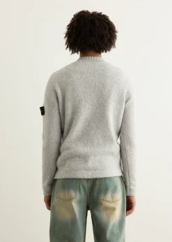 Fancy Yarn With Contrast Stitch Sweater