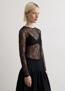Field Lace Fitted Top