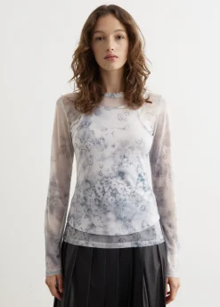 Floral Print Sleeveless Top