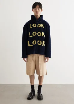 Folded Front Pleat Shorts