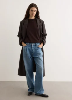 Franka Pleat Baggy Jeans