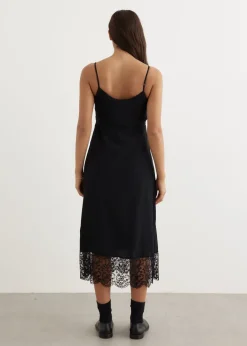 Front Bow Slip Dress